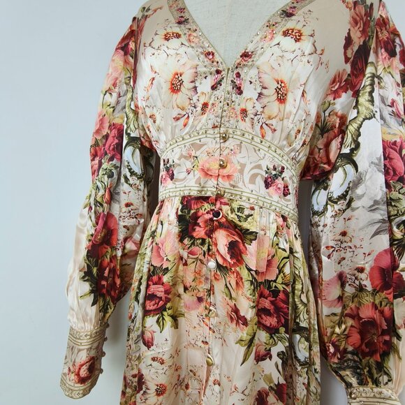 Camilla long button front dress Size M - Picture 11 of 14